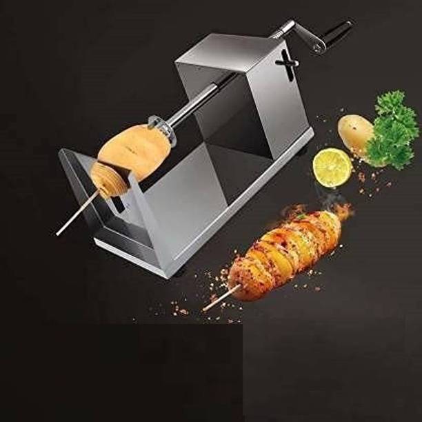 VGmax Stainless Steel Twist Potato Slicer Handmade Spiral Potato Twister French Fries Potato Slicer