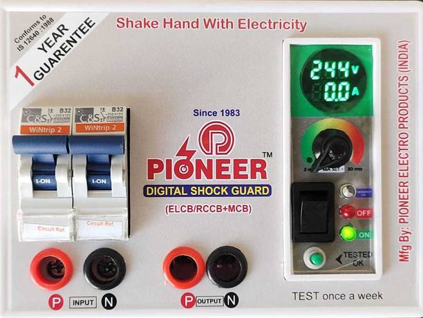 Pioneer Digital Shock Guard ELCB/RCCB + MCB DPSVLED 32 MCB