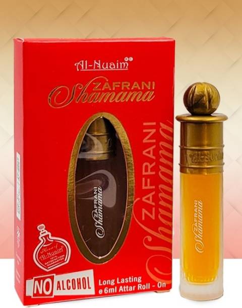 Al Nuaim Brand 100% Original Zafrani Shamama 6Ml Great Fragrance Long-Lasting For Men, Floral Attar