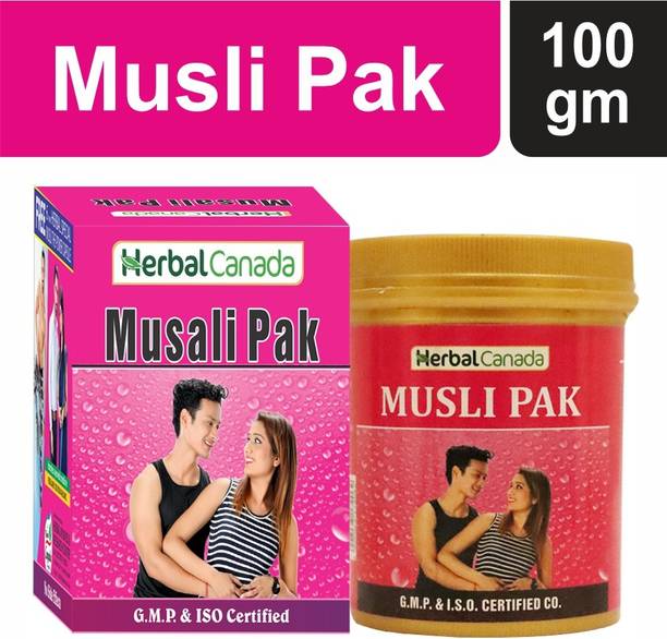 Herbal Canada Musli Pak |100 g -Made with Pure Safed Musli |For Strength and Vitality | 100% Ayurvedic