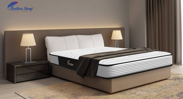 Feather Sleep Dual Comfort Hybrid Ortho Reversible Mattress Gel Foam-White72X30X6 Inches 6 inch Single Bonded Foam Mattress