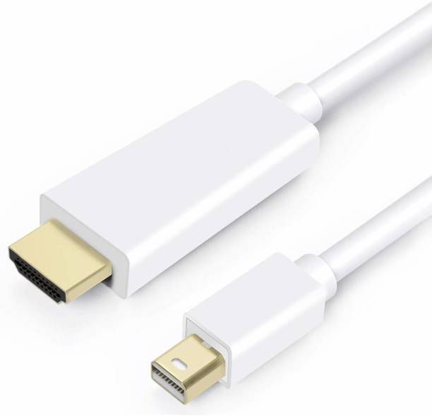 C&E Thunderbolt Cable 1.83 m Mini DisplayPort Thunderbolt 2 to HDMI Male to Male Cable 1.8m Mini DP to HDMI Gold Platted Compatible with HDTV, Laptop, Monitor, Projector etc.