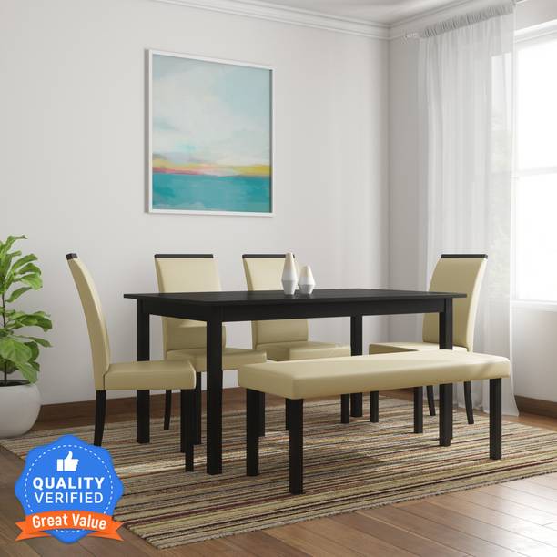 Flipkart Perfect Homes Arranmore Solid Wood 6 Seater Dining Set