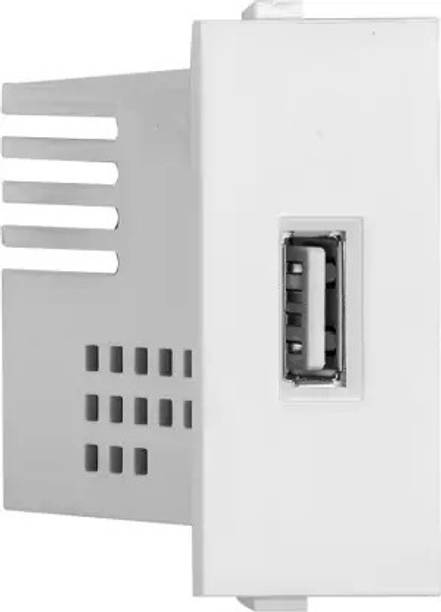 Hiru Modular USB Socket - USB Rapid Charging Single Socket, Charger Connector 2 A Single Pin Socket