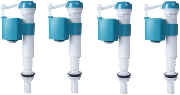 Prestige Water-Saving Plastic Dual Flush Valve,Flush Siphon 6-10" Fill Valve- Set of 4 Flush Tank Lever