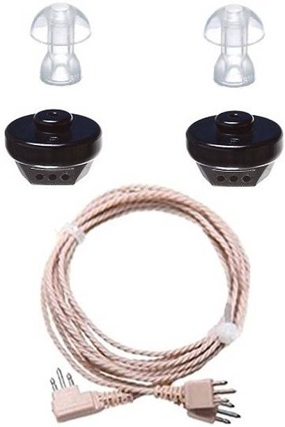 NSC Hearing Aid Wire 3 pin With Receiver & Tip Binaural Pocket Model Hearing Aid