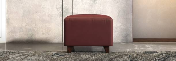 Durian Leather Cube Ottoman