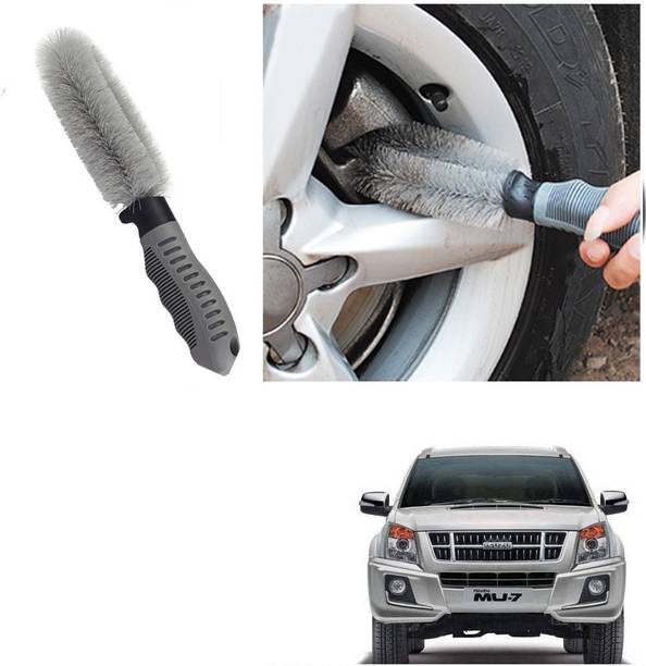 Qiisx CAR ALLOY WHEEL CLEANER BRUSH TYRE RIM FOR Isuzu MU 7 100 g Wheel Tire Cleaner