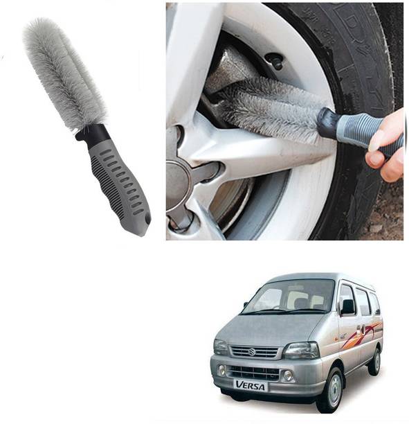 Qiisx CAR ALLOY WHEEL CLEANER BRUSH TYRE RIM FOR Maruti Suzuki Versa 100 g Wheel Tire Cleaner