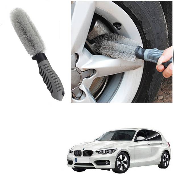 Qiisx CAR ALLOY WHEEL CLEANER BRUSH TYRE RIM FOR B-M-W 1 Series 100 g Wheel Tire Cleaner