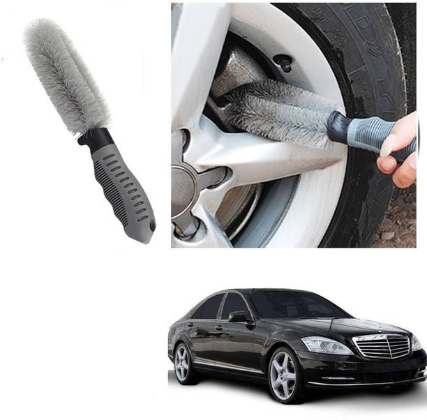 Qiisx CAR ALLOY WHEEL CLEANER BRUSH TYRE RIM FOR MERC Des-Benz-Benz S320 100 g Wheel Tire Cleaner