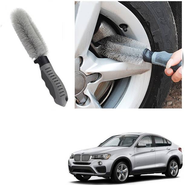 Qiisx CAR ALLOY WHEEL CLEANER BRUSH TYRE RIM FOR B-M-W X4 100 g Wheel Tire Cleaner