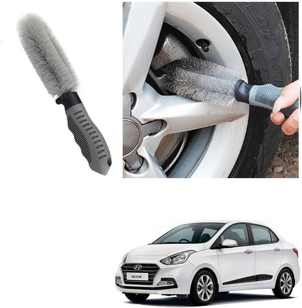 Qiisx CAR ALLOY WHEEL CLEANER BRUSH TYRE RIM FOR Hyundai Xcent 100 g Wheel Tire Cleaner