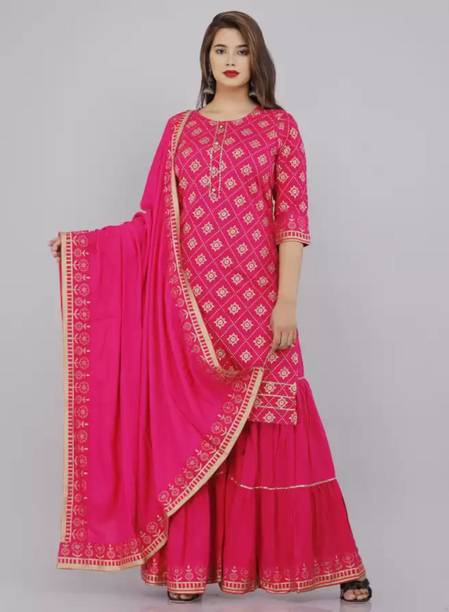 Niona Women Kurta Sharara Set