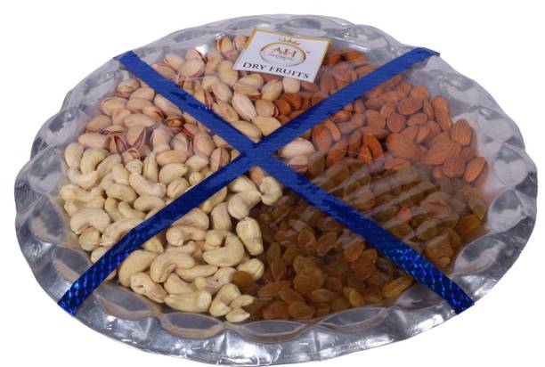 AESTHETIC HUB GIFT PACKED ALMOND100G,CASHEW100G,PISTA100G&RAISINS100G TRY009 Almonds, Cashews, Pistachios, Raisins