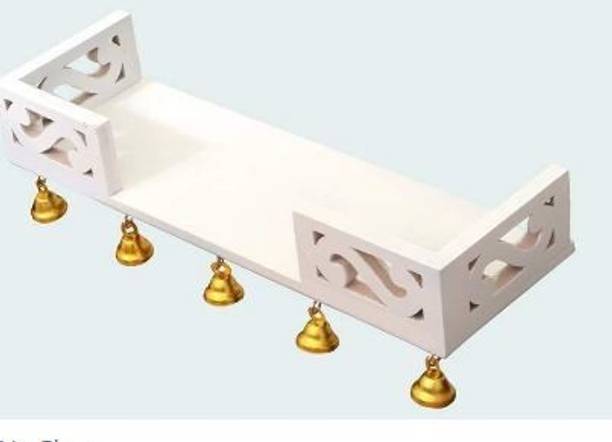 woodinzo Wooden Wall Shelves Temple Shelf, Temple for Statue,Office Wall,Wall Stand MDF (Medium Density Fiber) Wall Shelf