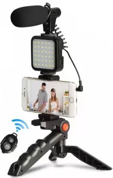 Wanzhow All-in-One Smartphone Vlogging Video Kit Tripod