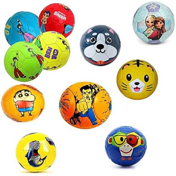 Gmefvr Kids Mini Football Multi Random Cartoon Character Juggling Ball