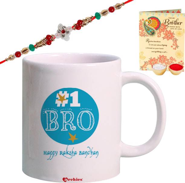 ARCHIES Designer MUG497_1573_RC_CARD Assorted Rakhi  Set