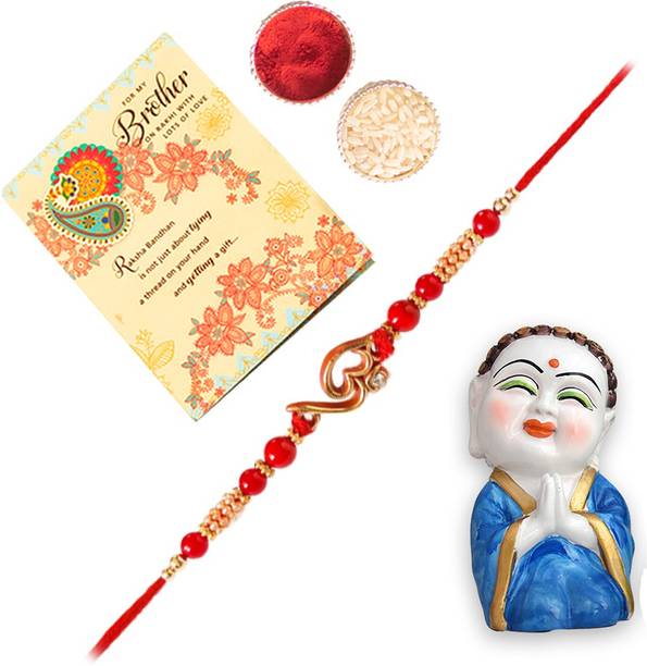 ARCHIES Designer DEM_12 (BLUE)_1581_RC_CARD Assorted Rakhi Set