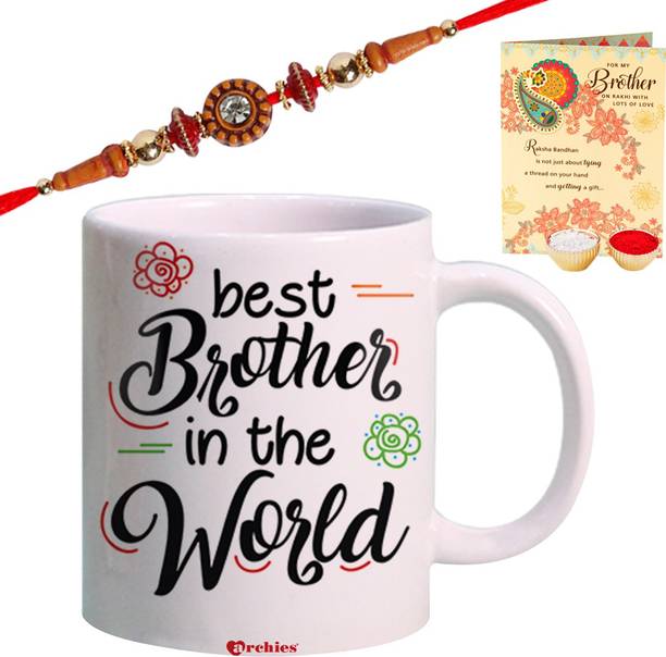 ARCHIES Designer MUG16_1565_RC_CARD Assorted Rakhi  Set