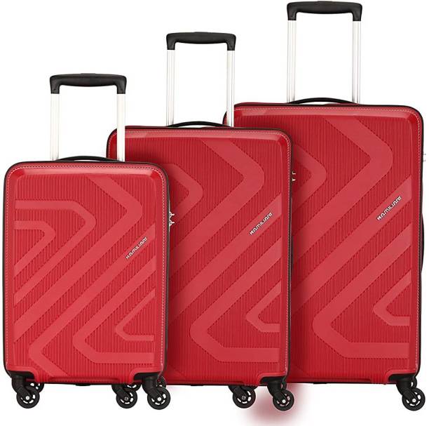 Kamiliant by American Tourister KAM KIZA SP 3PCSET -RUBY RD Cabin & Check-in Set 4 Wheels - 32 inch