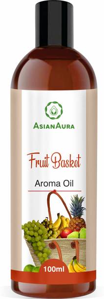 Asian Aura Fruit Basket Diffuser, Aroma Oil, Potpourri, Refill Diffuser Aroma Oil for Home Fragrance, Reed Diffuser Refill Fragrance Oil, Aroma Buner/ Candle, Electric Diffuser Aroma Oil- Fruit Basket Aroma 100ml