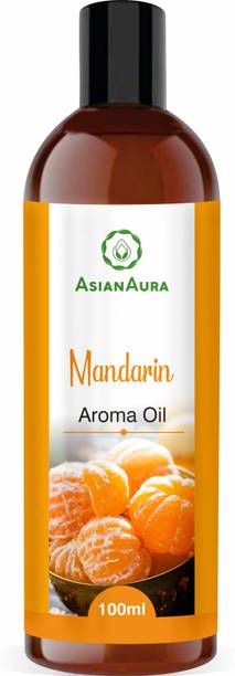 Asian Aura Mandarin Diffuser, Aroma Oil, Potpourri, Refill, Aroma Oil Diffuser Aroma Oil for Home Fragrance, Reed Diffuser Refill Fragrance Oil, Aroma Burner/ Candle, Electric Diffuser Aroma Oil- Mandarin Aroma Oil 100ml