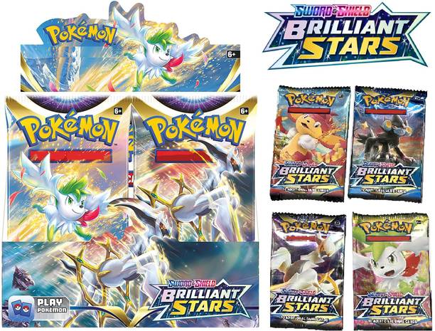 Bestie Toys Sword & Shield Brilliant Stars Booster (Pack of 36)