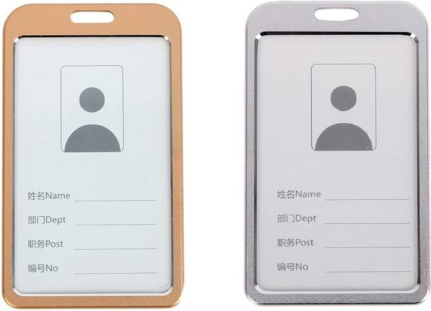 I CARDE Aluminum ID Badge Holder