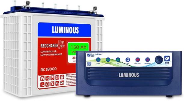 LUMINOUS Eco Volt Neo 1050_RC 18000 Tubular Inverter Battery