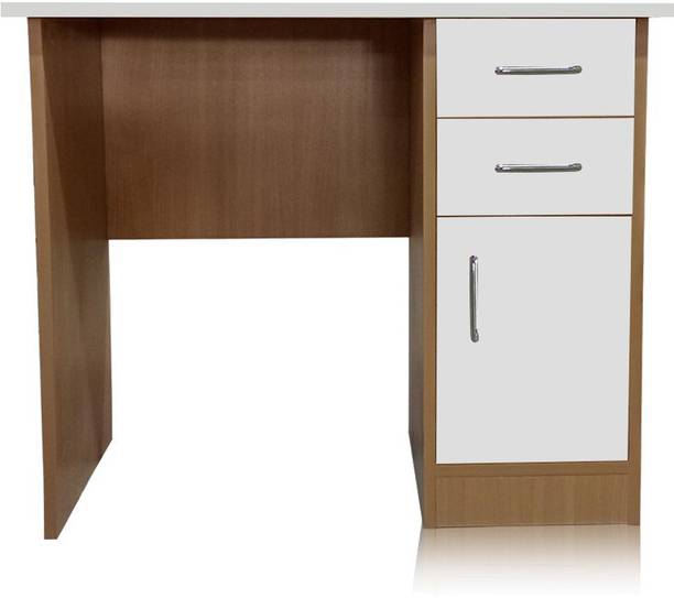 MONTAGE Wooden Study Table With Storage Computer Table Work Station & Office Furniture Engineered Wood Study Table