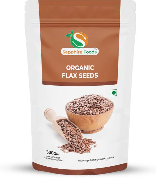 Sapphire Foods Organic Flax Seeds Seed
