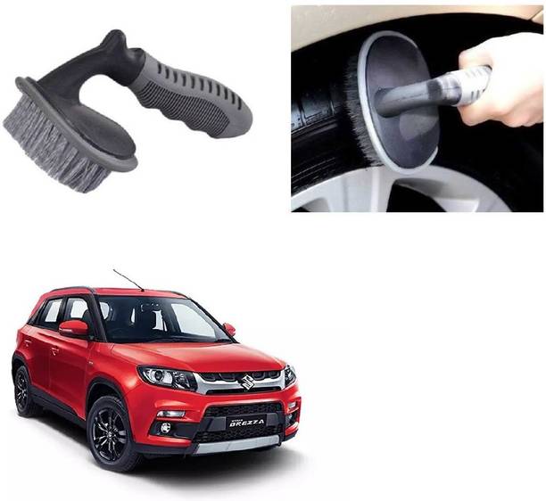 SPREADX Alloy Wheel Tire Car Rim Tyre Cleaning Brush suitable for Maruti Suzuki Brezza 300 g Wheel Tire Cleaner