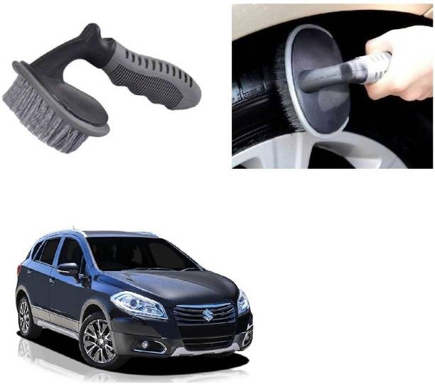 SPREADX Alloy Wheel Tire Car Rim Tyre Cleaning Brush suitable for Maruti Nexa S-CrossT-1 300 g Wheel Tire Cleaner