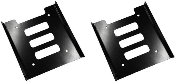 LipiWorld Pack Of 2 2.5 Inch to 3.5 Inch Metal Bracket SSD HDD 2.5 inch Hard Disk Drive Hard Drive Holder Adapter