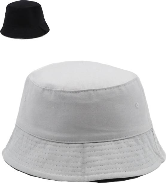 Jamont Unisex Bucket Hat Beach Sun Hat Fishing Hat Reversible Double-Side-Wear