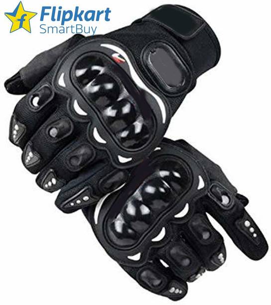 Flipkart SmartBuy Protective Full Bike Riding/Cycling Sports Gloves/Driving Black M Size Riding Gloves