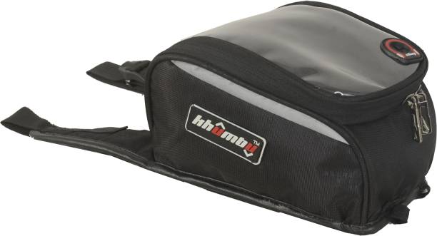khumbu Manali Tankpouch Luggage Box Black Fabric, PVC, Leatherette Motorbike Saddlebag