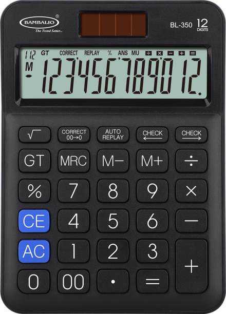BAMBALIO BL-350 12 Digits 3 Years Warranty Basic Calcu...