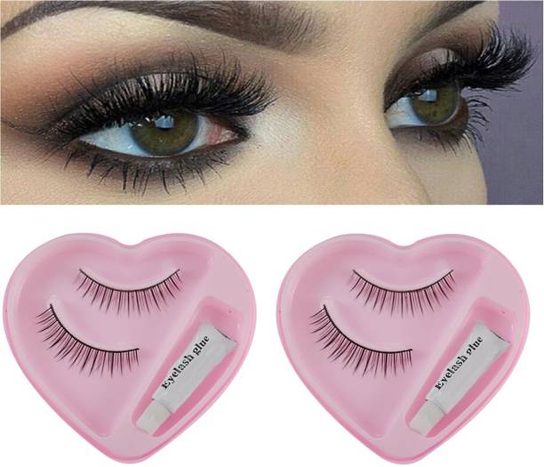 tanvi27 Eyelashes for Pretty Eye Makeup with Glue For girl & woman