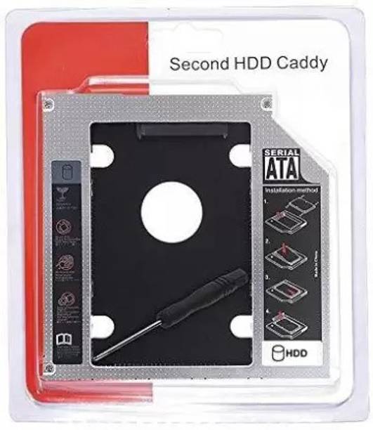 AICS 9.5mm Universal 2nd Hard Drive Caddy For CD/DVD-ROM, Laptop 2.5 inch HDD Caddy