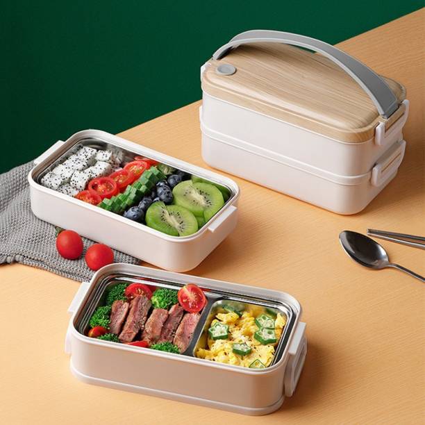 N2K2 Enterprise Stainless Steel 5 Compartment Lunch