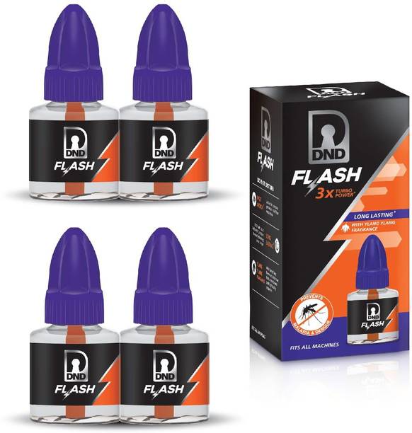 DND Flash Mosquito Repellent Refill|Liquid Vaporiser | 3x Turbo Power | Mosquito Vaporiser Refill