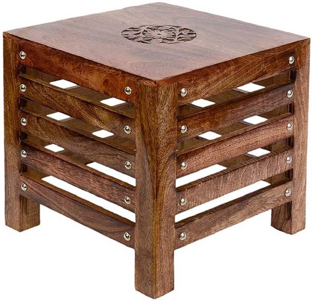 alpha stock Solid Wood Side Table
