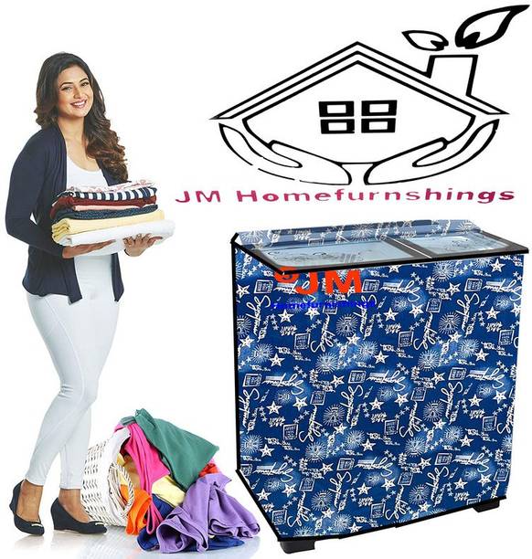 JM Homefurnishings Semi-Automatic Washing Machine  Cover
