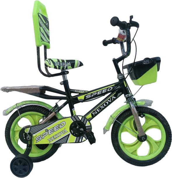 NEXOVA BICYCLE 14 T (K-30 VARIENT) GREEN FOR 2 TO 4 YEAR KIDS (90% ASSEMBLED) 14 T (inch) BMX Cycle