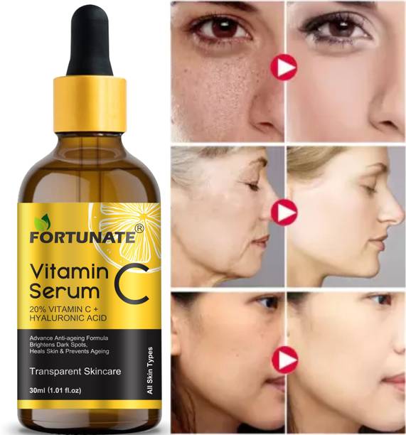 FORTUNATE Vitamin C Serum for Skin Brightening, UV Damage & Glow (Stable Vit C Serum)