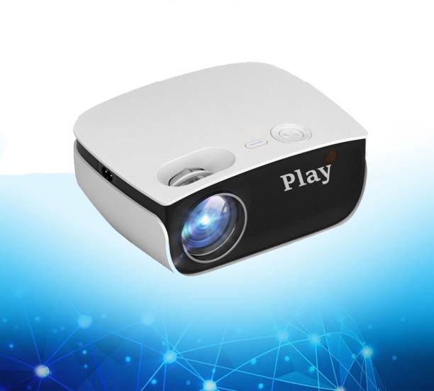 PLAY 2022 MP6 Full HD 1080p Projector for Home Office Classroom 1080P 300 inch Screen (4000 lm / Remote Controller) Portable Projector