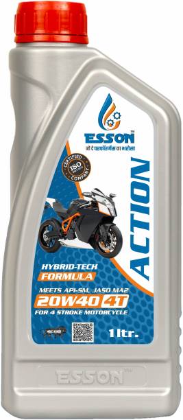 ESSON ACTION 20W40 ACTION 20W40 4T 1 LTR P1 High Performance Engine Oil